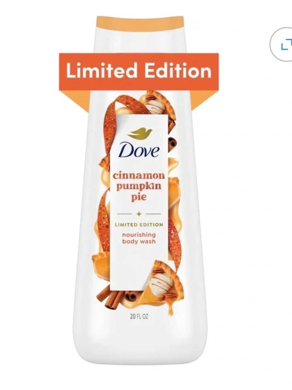 Dove cinnamon pumpkin
